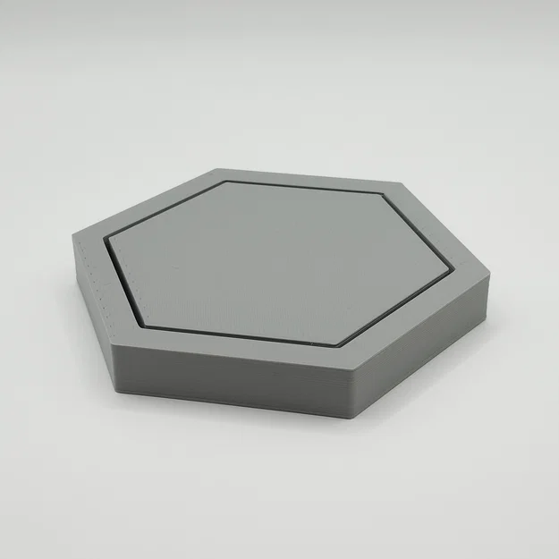 Miếng lót ly lục giác thiết kế hiện đại (Hexagonal Design Coaster) - Image 2