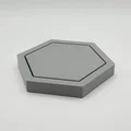 Miếng lót ly lục giác thiết kế hiện đại (Hexagonal Design Coaster) - Thumbnail 2