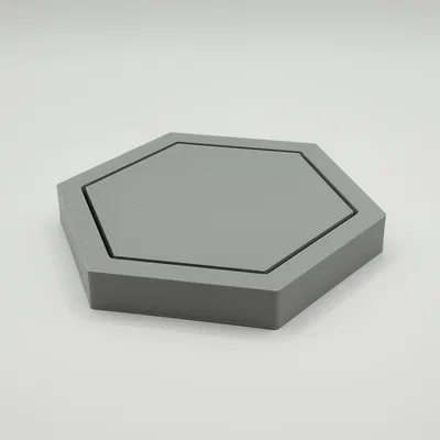 Miếng lót ly lục giác thiết kế hiện đại (Hexagonal Design Coaster)