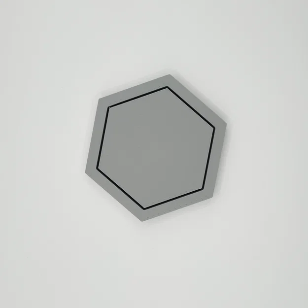Miếng lót ly lục giác thiết kế hiện đại (Hexagonal Design Coaster) - Image 3