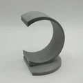 Chặn sách hình tròn Circle 3D - Tối giản, hiện đại và dễ in - Thumbnail 2
