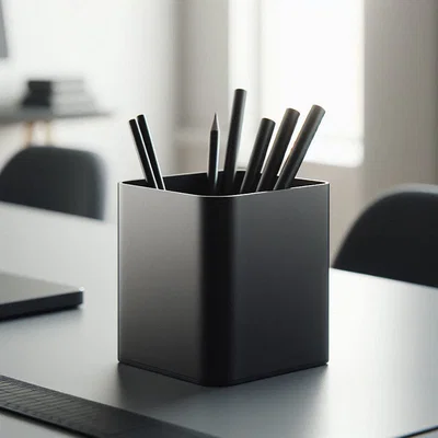 Ống cắm bút tối giản - Minimalist Pencil Holder in 3D đẹp