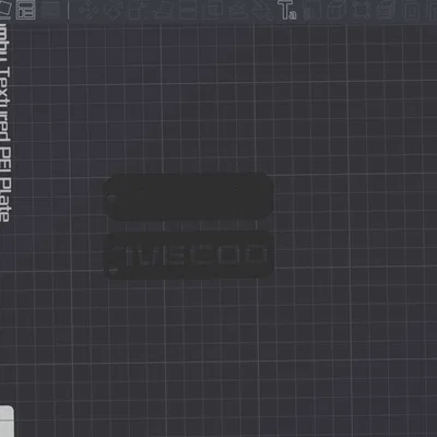 Móc khóa JAECOO in 3D cá tính cho xe hơi - Thiết kế tối giản