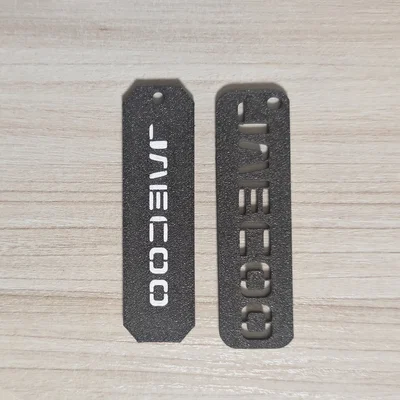 Móc khóa JAECOO in 3D cá tính cho xe hơi - Thiết kế tối giản