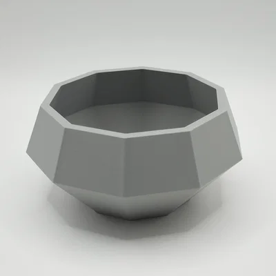 Tô đựng đồ Edge - Mẫu trang trí 3D hiện đại, tinh tế