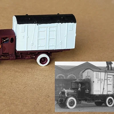 OIT – Xe tải AEC/Daimler loại Y và container GWR BX2/B4 (tỉ lệ 1:148)