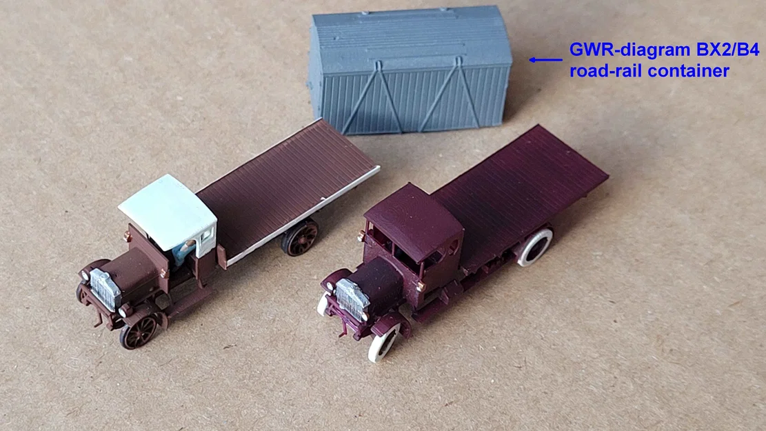 OIT – Xe tải AEC/Daimler loại Y và container GWR BX2/B4 (tỉ lệ 1:148) - Image 6