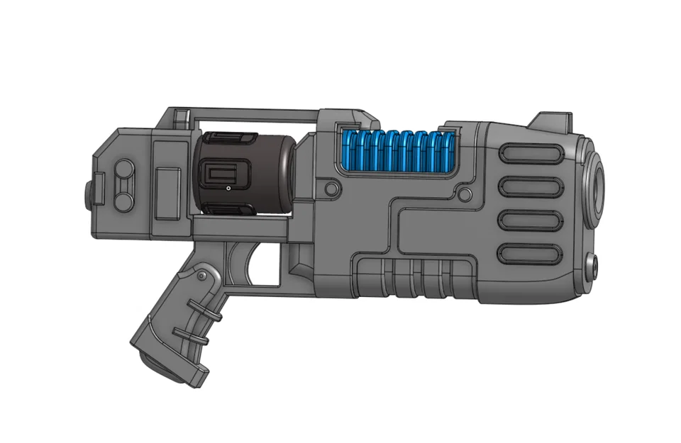 Mô hình súng Plasma Pistol in 3D - Thiết kế thông minh, chắc chắn - Image 1