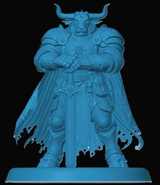 Mô hình Minotaur Paladin cho game RPG - Image 1