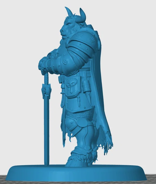 Mô hình Minotaur Paladin cho game RPG - Image 2