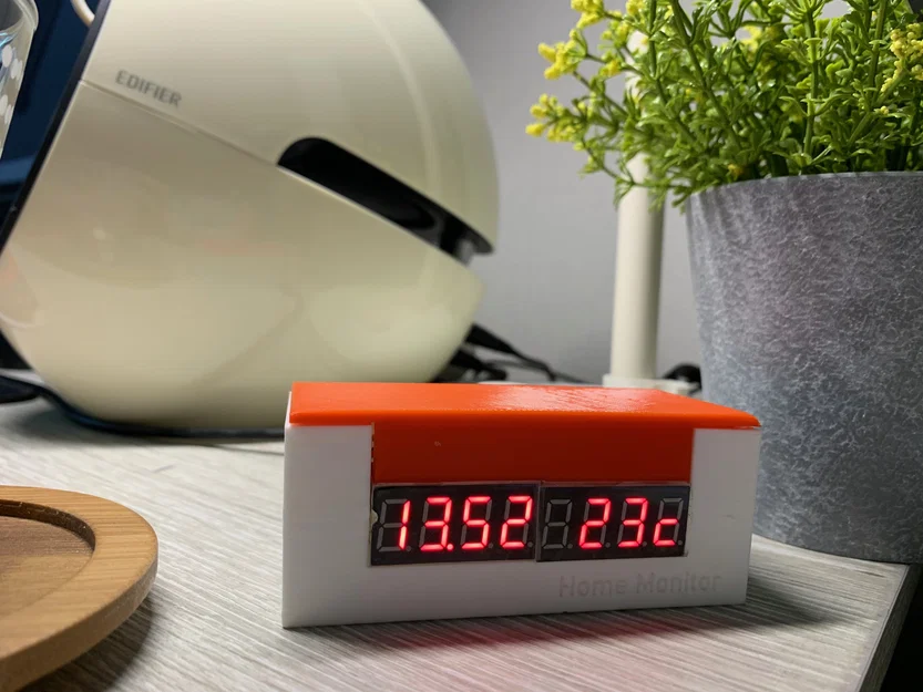 Hộp case WeMos D1 Mini MAX7219 LED 7-Segment - Image 1