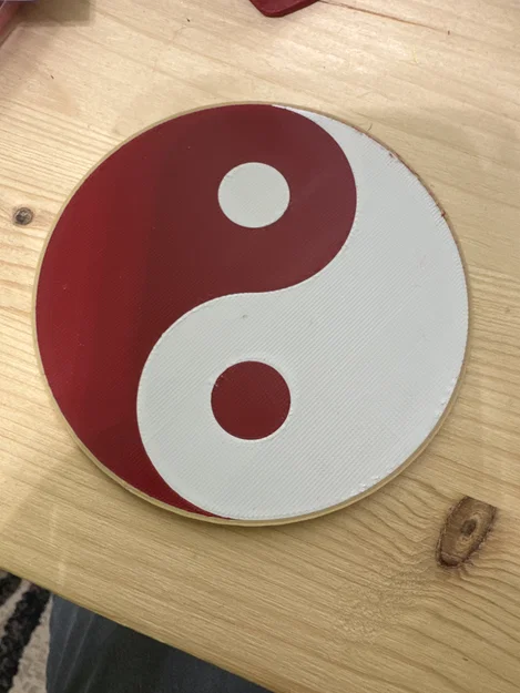 Mô hình in 3D biểu tượng Âm Dương (Yin Yang) trang trí nghệ thuật - Image 1