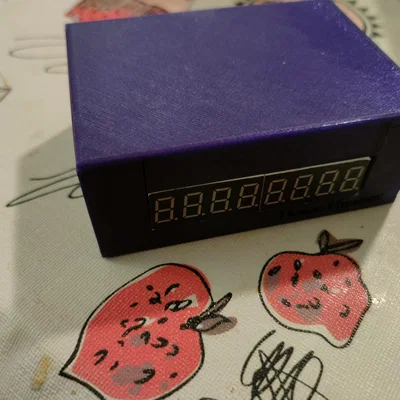 Vỏ hộp cho NodeMCU Lolin V3 và module LED 7 đoạn MAX7219