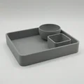 Khay để Remote hiện đại kèm 2 chén nhỏ (Remote Holder Tray) - Thumbnail 2
