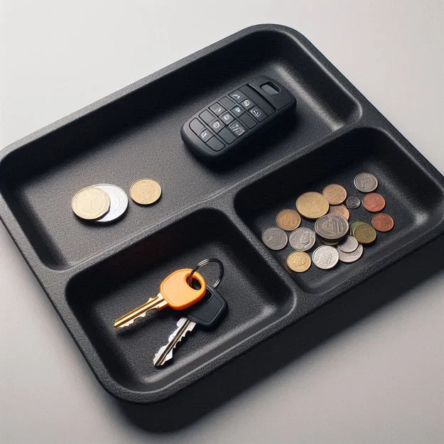 Khay Modern đựng chìa khóa & hứng tiền xu (Modern Key and Coincatcher Tray) - Image 1