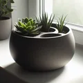 Chậu Trồng Cây Tự Tưới Tròn (Round Self Watering Design Planter) - Thumbnail 1