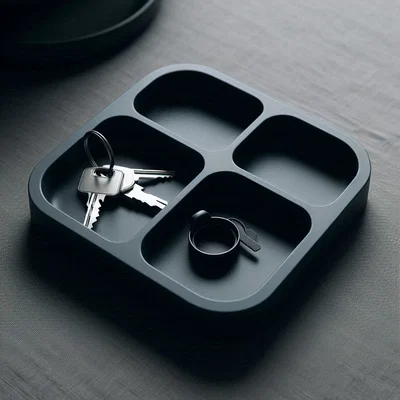 Khay Để Chìa Khóa Design Key Tray “Quadruple” (4 Ngăn)