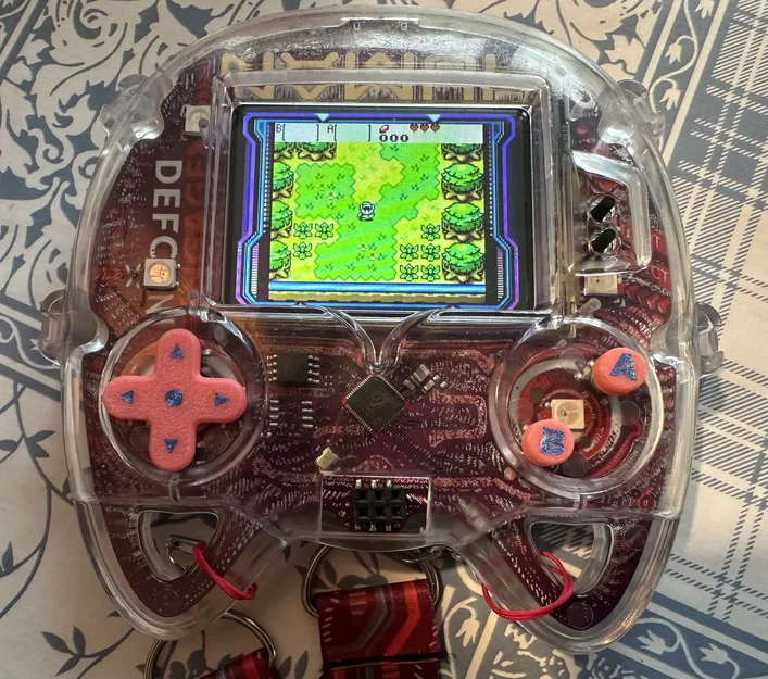 Nắp D-pad và nút AB cho Defcon 32 Badge #DC32 - Image 1