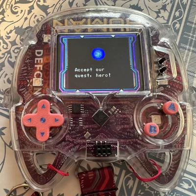 Nắp D-pad và nút AB cho Defcon 32 Badge #DC32