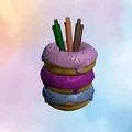 Khay Cắm Bút Hình Bánh Donut Xếp Chồng (Stacked Donuts Pen/Pencil Holder) - Thumbnail 7