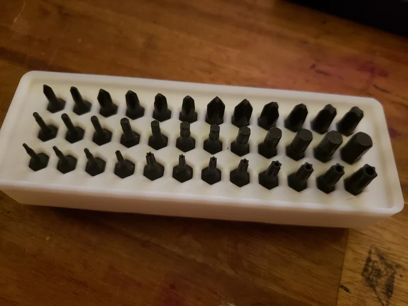 Khay đựng mũi vít Gridfinity cho LTT Screwdriver (Bản cải tiến) - Image 1