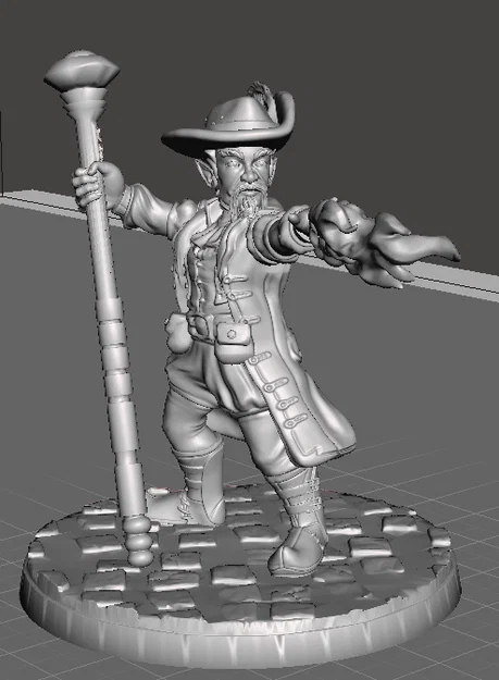 Mô hình 3D Gnome Wizard - Pháp sư tí hon cho Dungeons and Dragons - Image 1