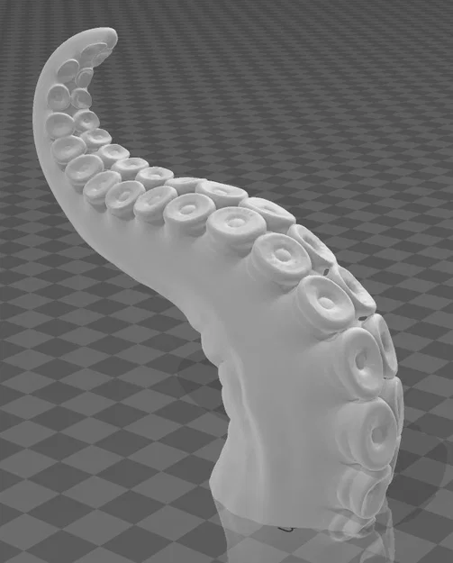 Tay nắm cửa hình xúc tu độc đáo (Parametric tentacle doorknob) - Image 1