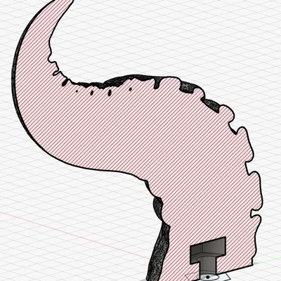 Tay nắm cửa hình xúc tu độc đáo (Parametric tentacle doorknob)