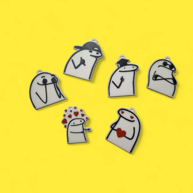 Móc Khóa Flork KeyChains - Llaveros Deformito - Image 1