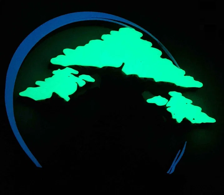 Bonsai Ánh Trăng – Wall Art Nhiều Màu (Glow in the Dark) - Image 2