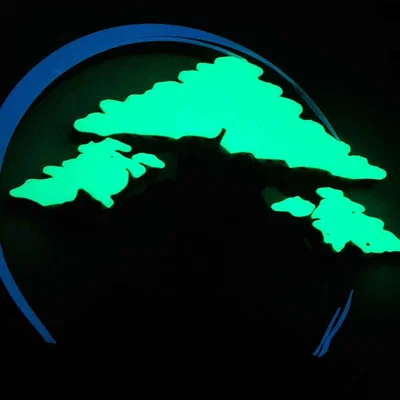 Bonsai Ánh Trăng – Wall Art Nhiều Màu (Glow in the Dark)