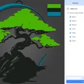 Bonsai Ánh Trăng – Wall Art Nhiều Màu (Glow in the Dark) - Thumbnail 4
