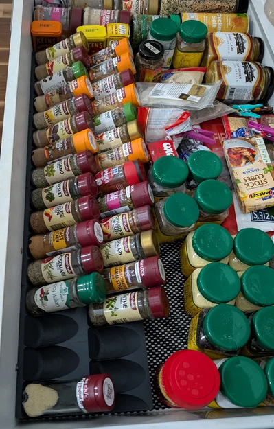 Kệ gia vị Gridfinity cho ngăn kéo - Image 4