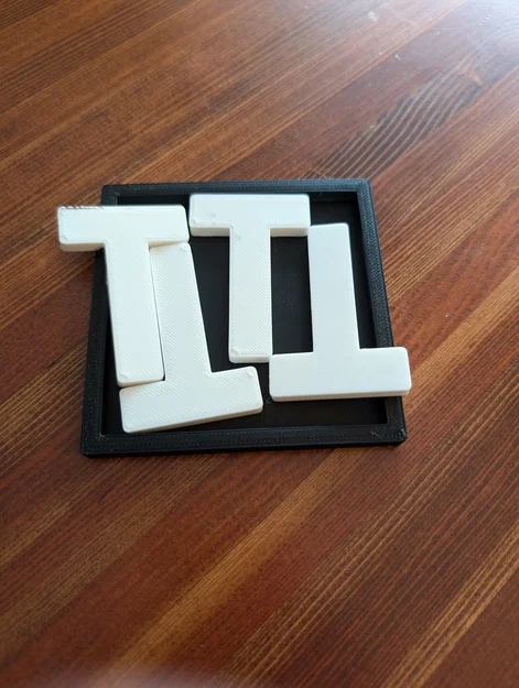 Bộ trò chơi xếp hình chữ T (T Puzzle) giải trí trí tuệ - Image 1