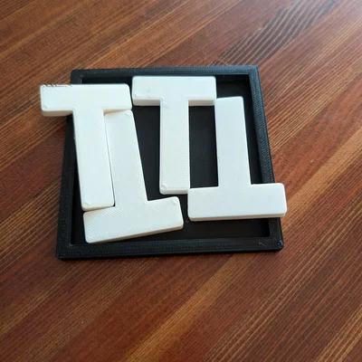 Bộ trò chơi xếp hình chữ T (T Puzzle) giải trí trí tuệ