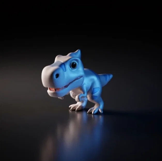 Mô hình chú khủng long T-Rex dễ thương - Đồ chơi in 3D cực hot - Image 1