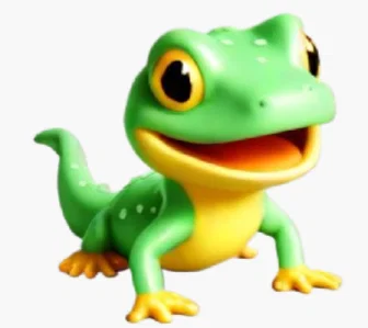 Mô hình 3D chú kỳ giông Baby Salamander đáng yêu - Image 4