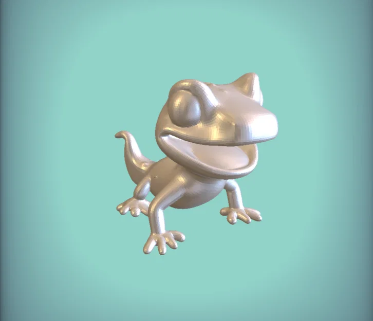 Mô hình 3D chú kỳ giông Baby Salamander đáng yêu - Image 5