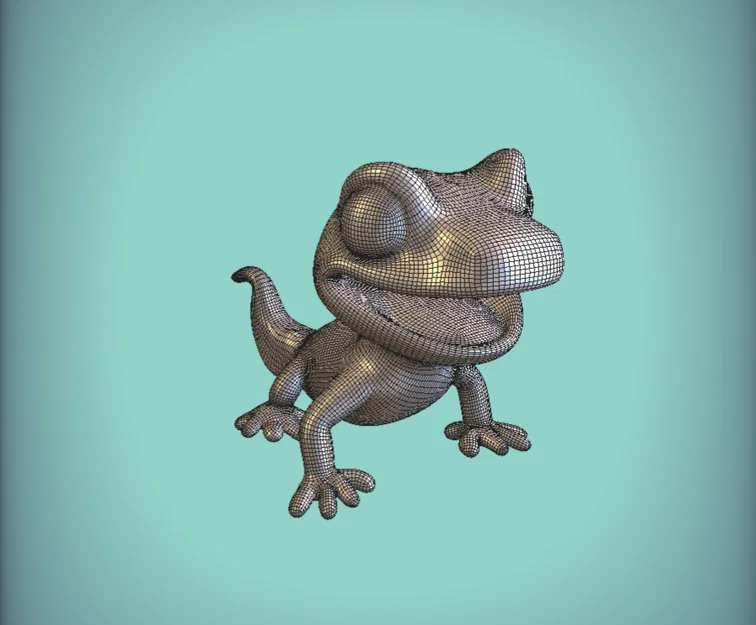 Mô hình 3D chú kỳ giông Baby Salamander đáng yêu - Image 6