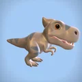 Mô hình chú khủng long T-Rex dễ thương - Đồ chơi in 3D cực hot - Thumbnail 6