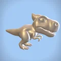 Mô hình chú khủng long T-Rex dễ thương - Đồ chơi in 3D cực hot - Thumbnail 7