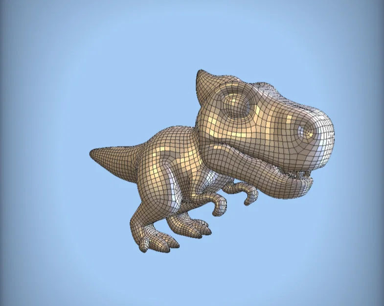 Mô hình chú khủng long T-Rex dễ thương - Đồ chơi in 3D cực hot - Image 8