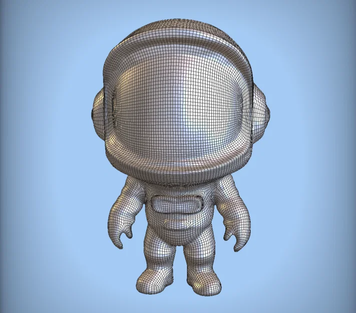 Baby Astronaut: Mô hình phi hành gia nhí 3D cực dễ in - Image 9