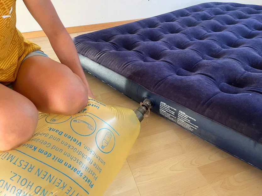 Bơm nệm hơi in 3D hoàn toàn (Fully 3D-Printed Air Mattress Pump) - Image 2