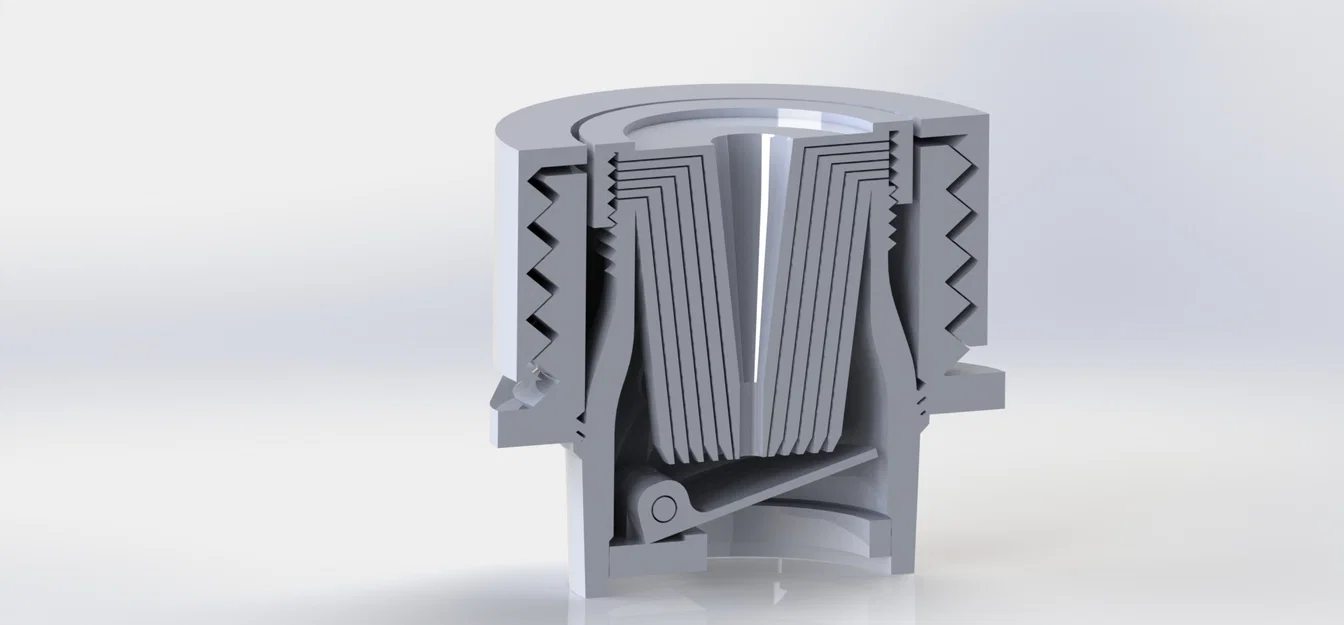 Bơm nệm hơi in 3D hoàn toàn (Fully 3D-Printed Air Mattress Pump) - Image 4