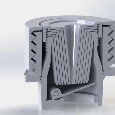 Bơm nệm hơi in 3D hoàn toàn (Fully 3D-Printed Air Mattress Pump)