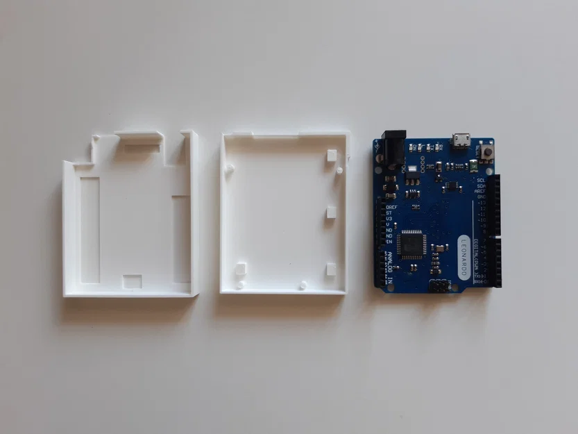 Vỏ bảo vệ Arduino Leonardo thiết kế thông minh, không cần ốc vít - Image 2