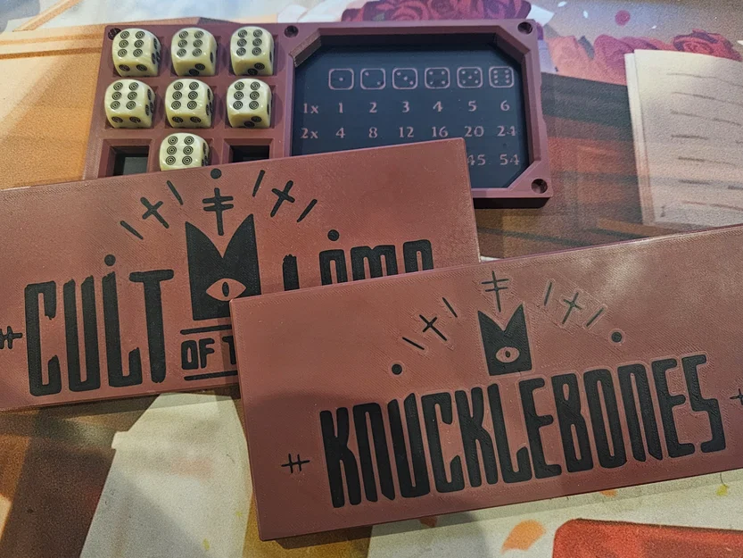 Cult of the Lamb Knucklebones Dicegame (Xúc xắc 16mm) - Image 1