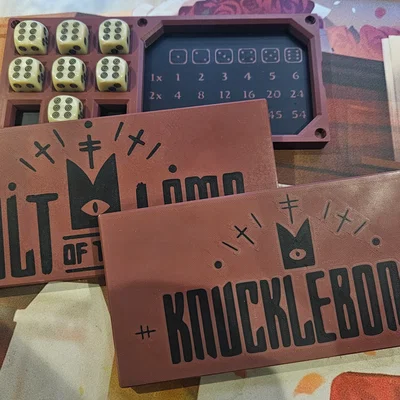 Cult of the Lamb Knucklebones Dicegame (Xúc xắc 16mm)