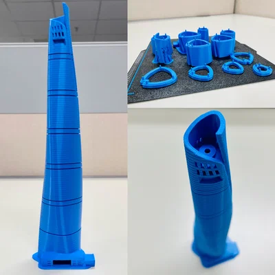 Mô hình lắp ráp tháp Thượng Hải (Shanghai Tower) 3D cho tín đồ kiến trúc